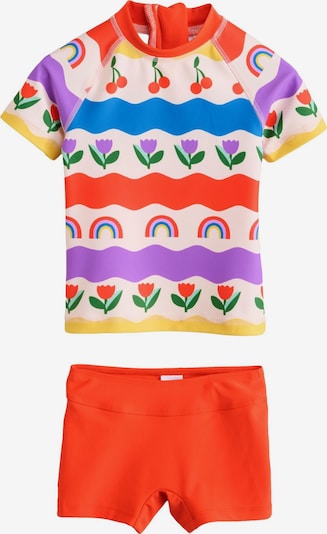 Next Swimsuit in 80 in Blue / Light yellow / Light purple / Neon orange, Item view