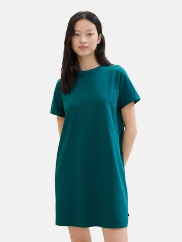 TOM TAILOR DENIM Kleid in Grün: Vorderseite