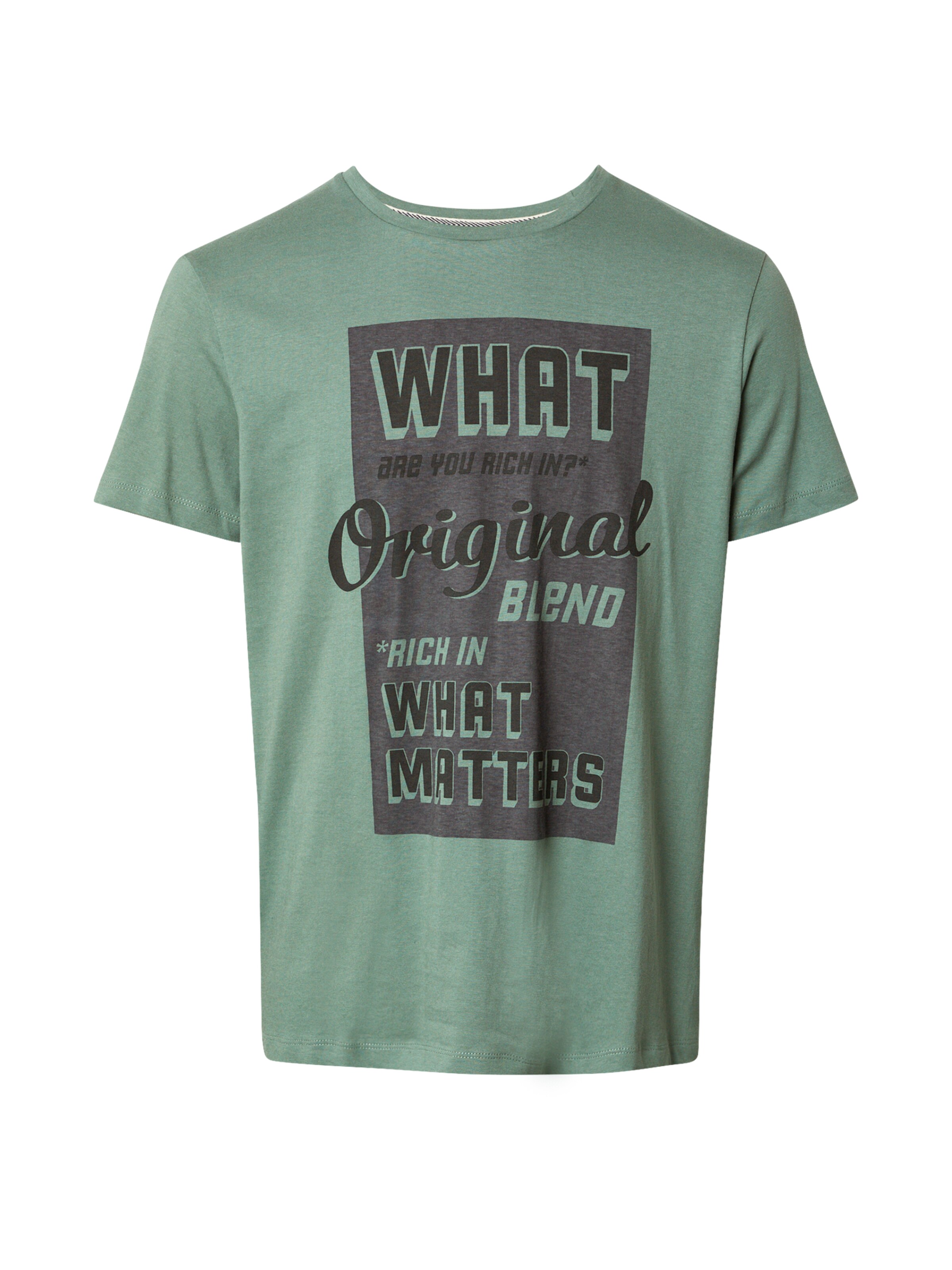 BLEND - Camiseta en verde: frente