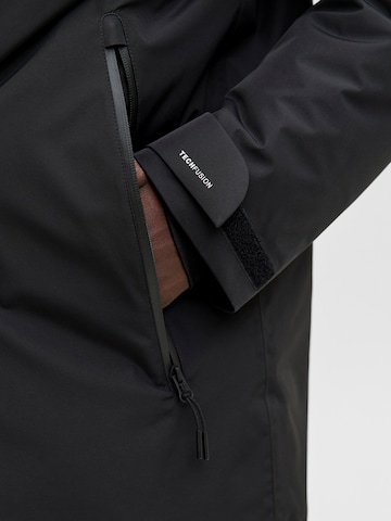 JACK & JONES Tussenparka 'JCOFUSION' in Zwart