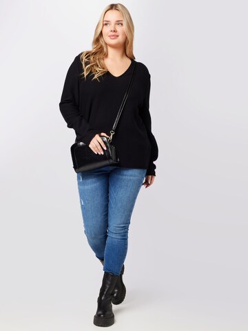 Pull-over SAMOON en noir