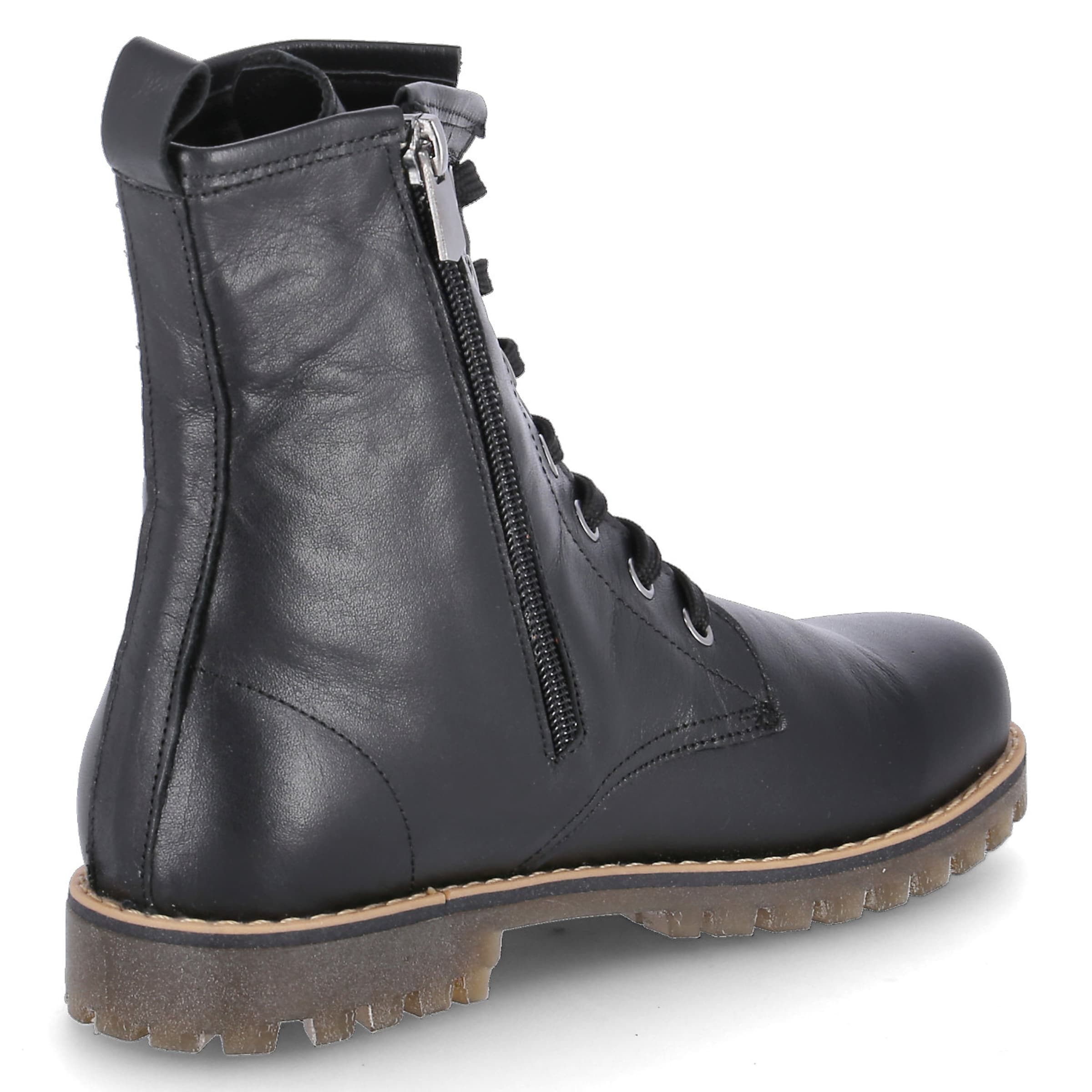 ANDREA CONTI Lace-Up Ankle Boots in Black