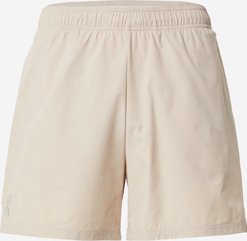 Onregular Sportske hlače '5" Core' - bež boja: prednji dio