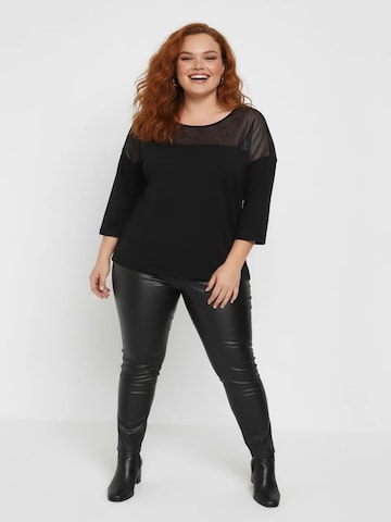 Shape Of You Blouse in Zwart