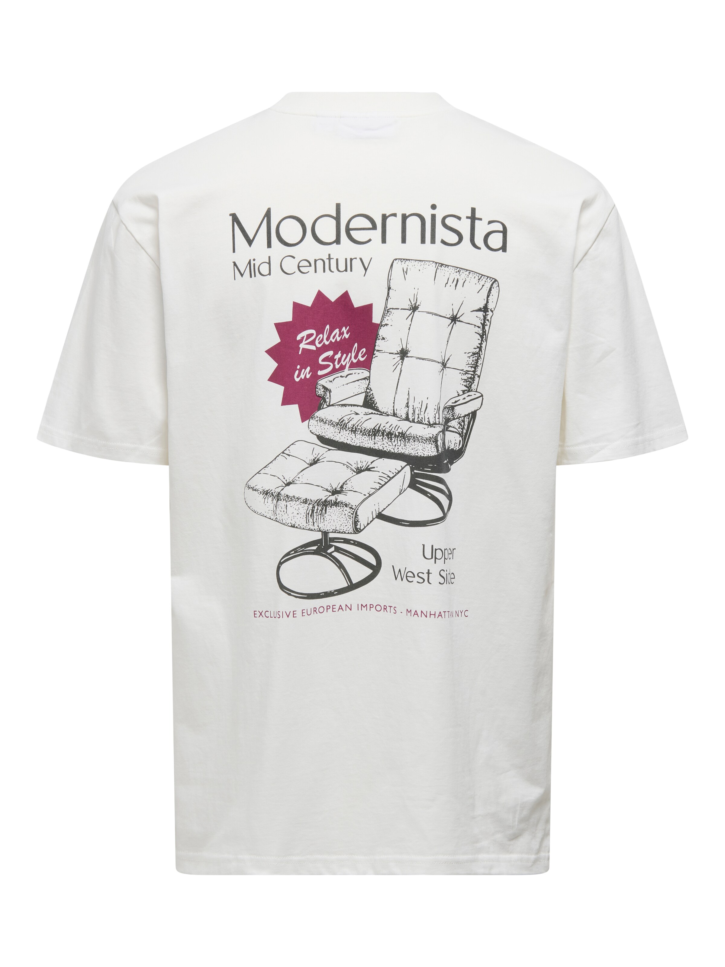 Only & Sons - Camiseta 'ONSCity' en blanco