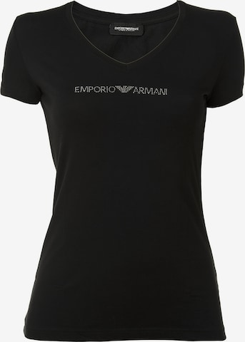 Maglietta di Emporio Armani in nero: frontale