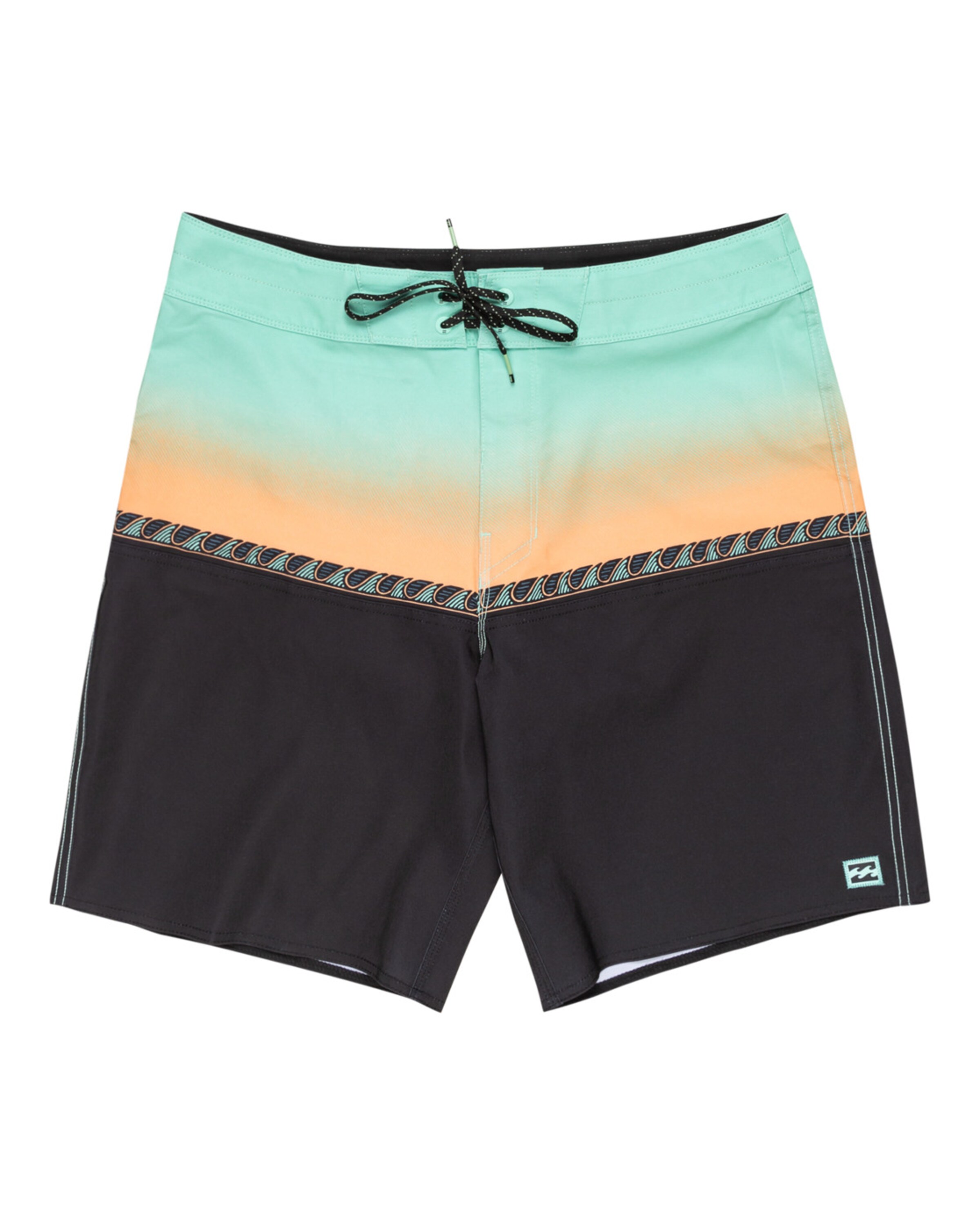 BILLABONG Boardshorts 'Fifty50 Pro 18' in Zwart: voorkant