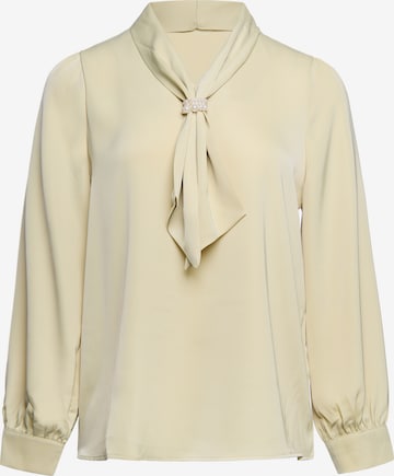 usha BLACK LABEL - Blusa en amarillo: frente