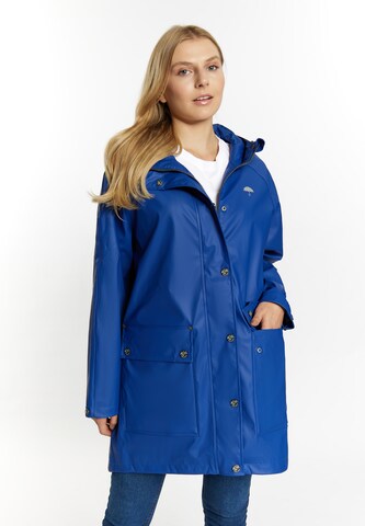 Manteau fonctionnel Schmuddelwedda en bleu : devant