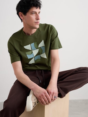 Seasalt Cornwall Shirt 'Midwatch' in Groen: voorkant