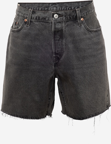 Levi's® Plus Regular Jeans '501' in Zwart: voorkant