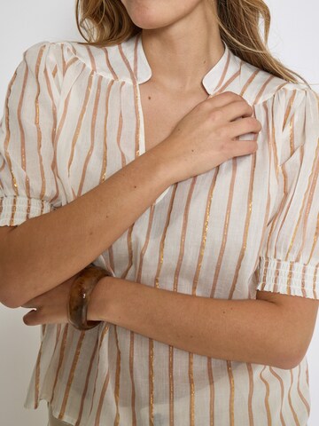 Camicia da donna 'Aleka' di minus in bianco