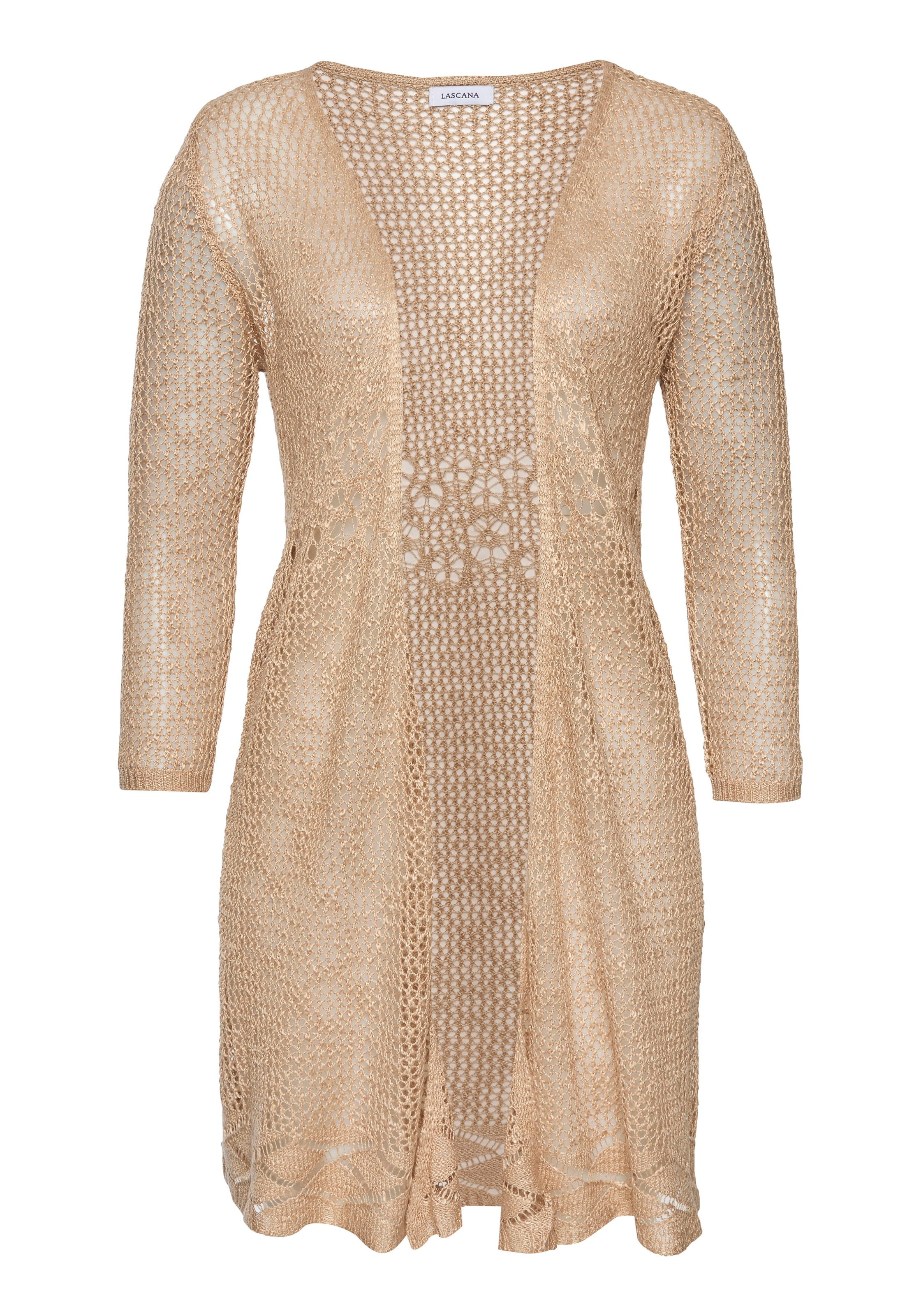 s.Oliver Strickjacke in Beige: Vorderseite