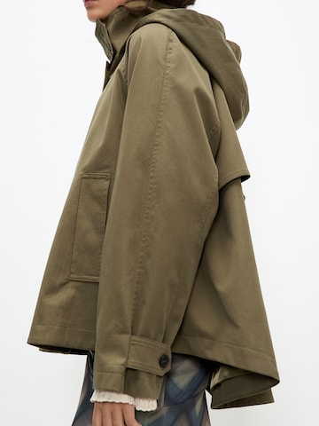 Manteau mi-saison Pull&Bear en vert