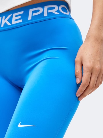 NIKE Skinny Workout Pants 'NP 365' in Blue