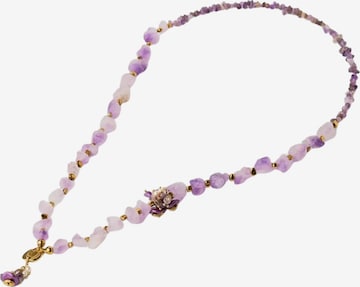 THE GEM STORIES JEWELRY Ketju 'Amethyst Radiance Necklace' värissä lila: etupuoli