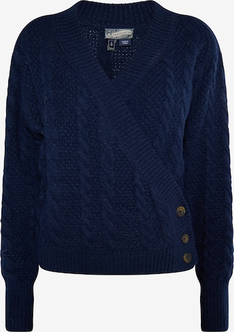 DreiMaster Vintage Sweater 'Imane' in Blue: front