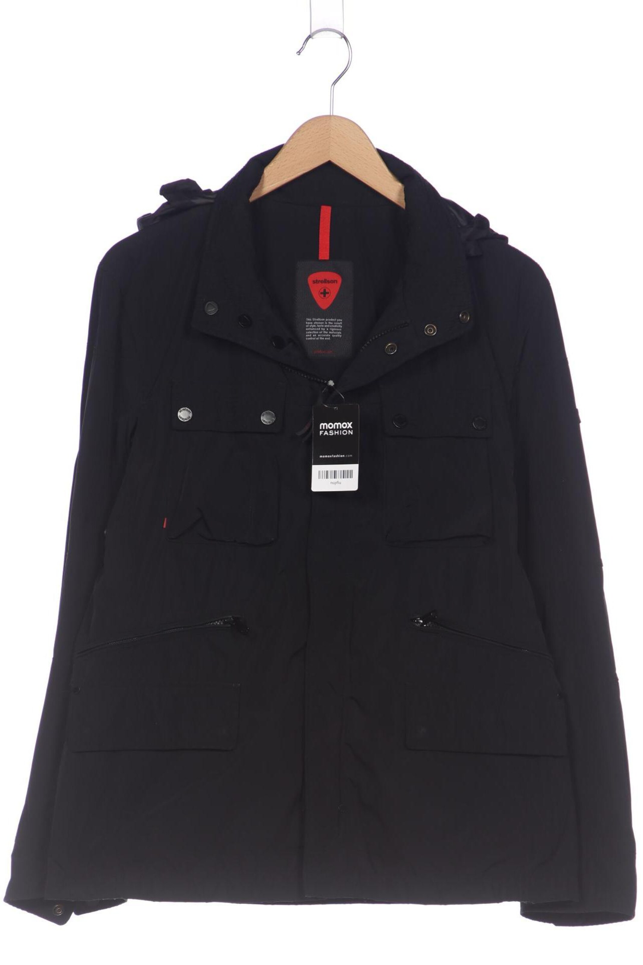 STRELLSON Jacke M in Schwarz: Vorderseite