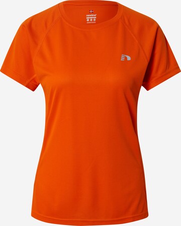 T-shirt fonctionnel Newline en orange : devant