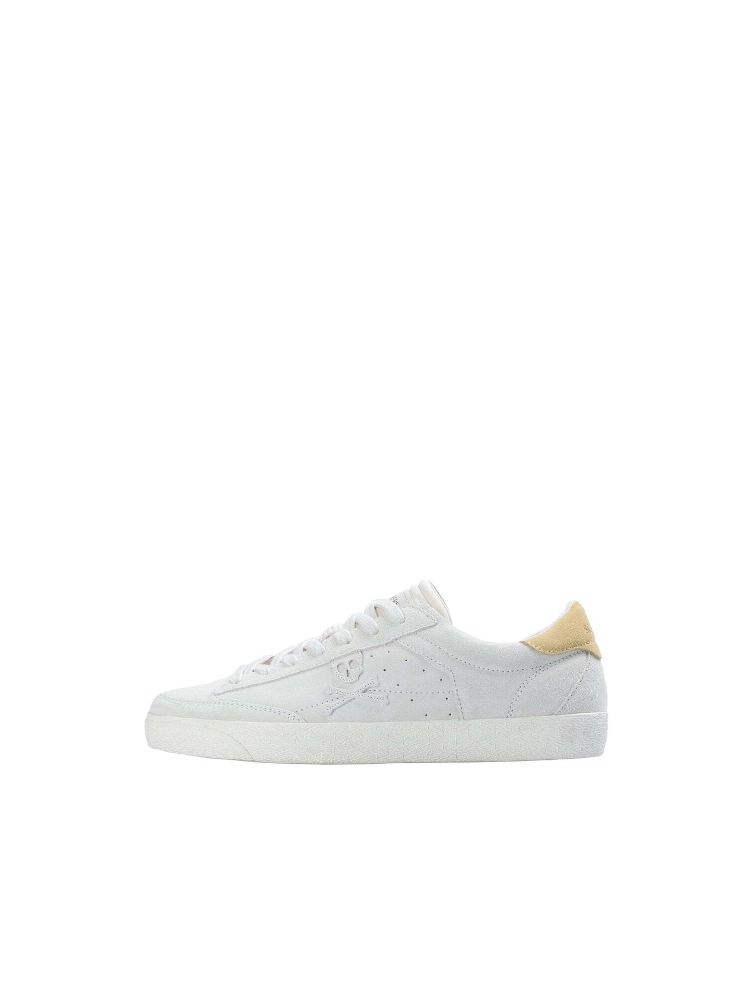 Baskets basses 'New Gala Suede' Scalpers en blanc : devant
