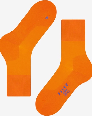 FALKE Socks 'Run' in Orange: front