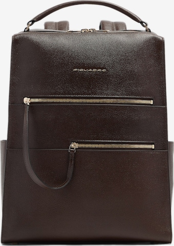 Piquadro Rucksack in Braun: Vorderseite
