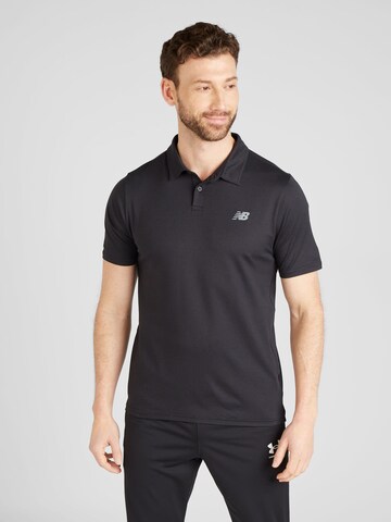 new balance - Camiseta funcional 'Essentials Performa' en negro: frente