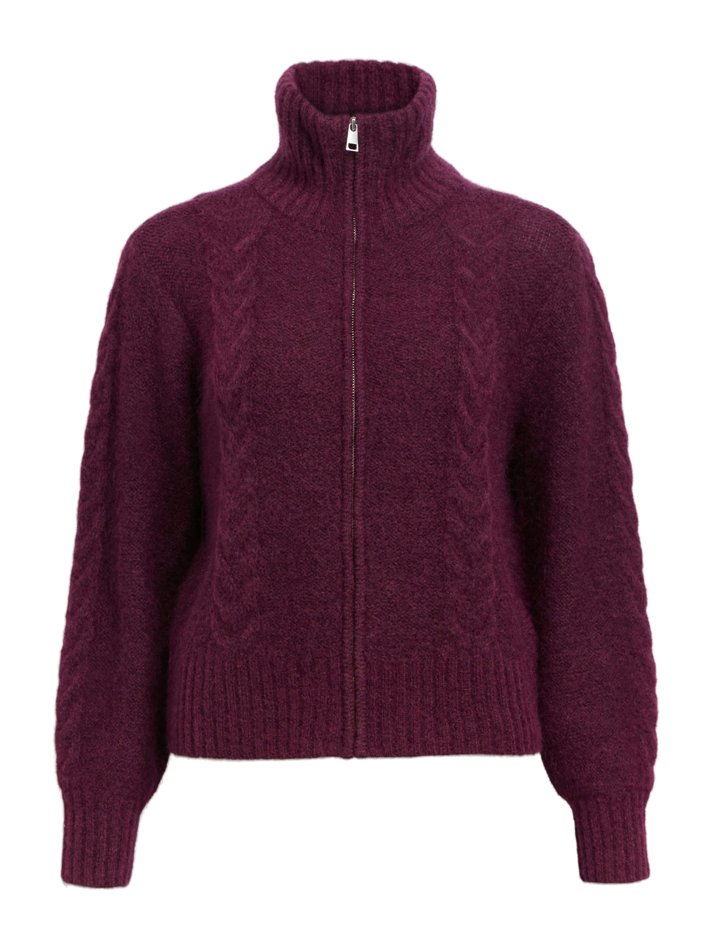 OBJECT Knit Cardigan &#x27;OBJNETE&#x27; in Purple: front