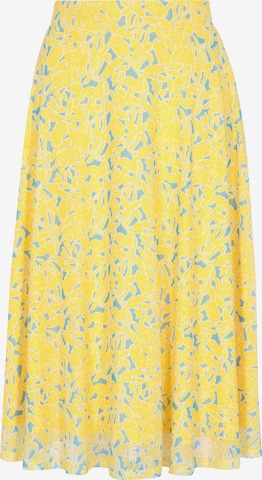 Jupe 'Festival Collection' IZIA en jaune : devant