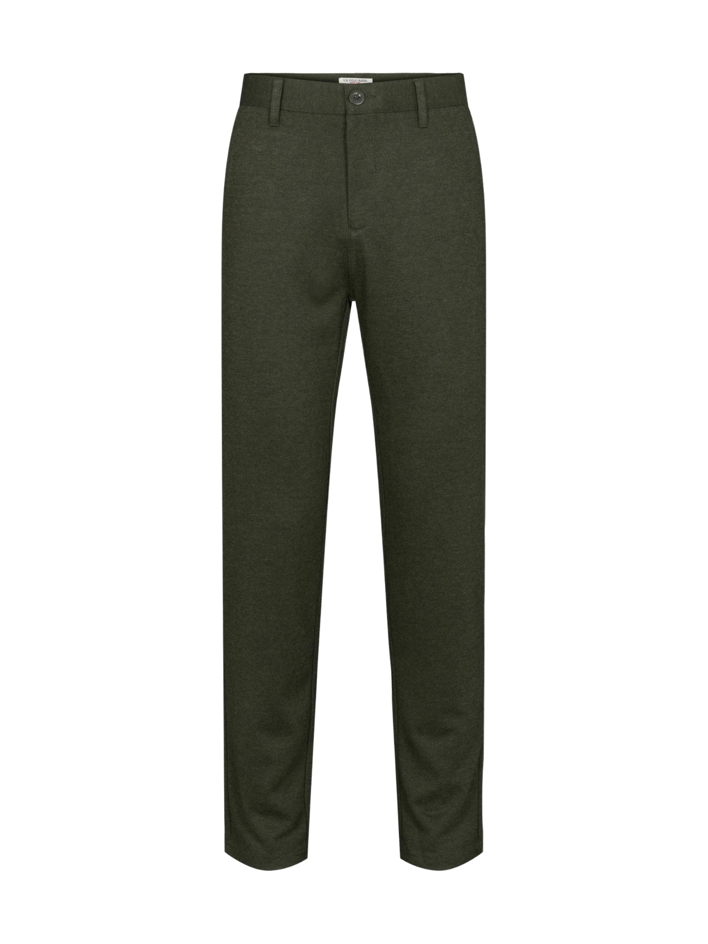 U.S. POLO ASSN. Regular Trousers 'UMMilo' in Green: front