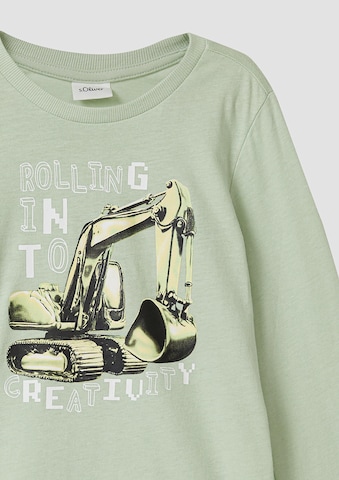 T-Shirt s.Oliver en vert