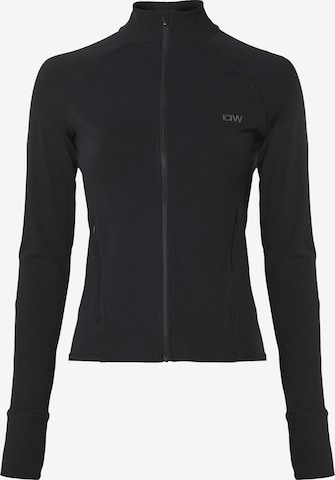 T-shirt fonctionnel ICANIWILL en noir : devant