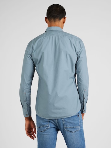 BOSS Orange Regular fit Button Up Shirt 'Relegant_6' in Blue