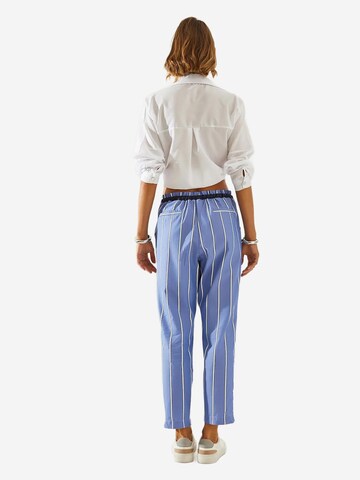 Regular Pantalon Bianco Lucci en bleu