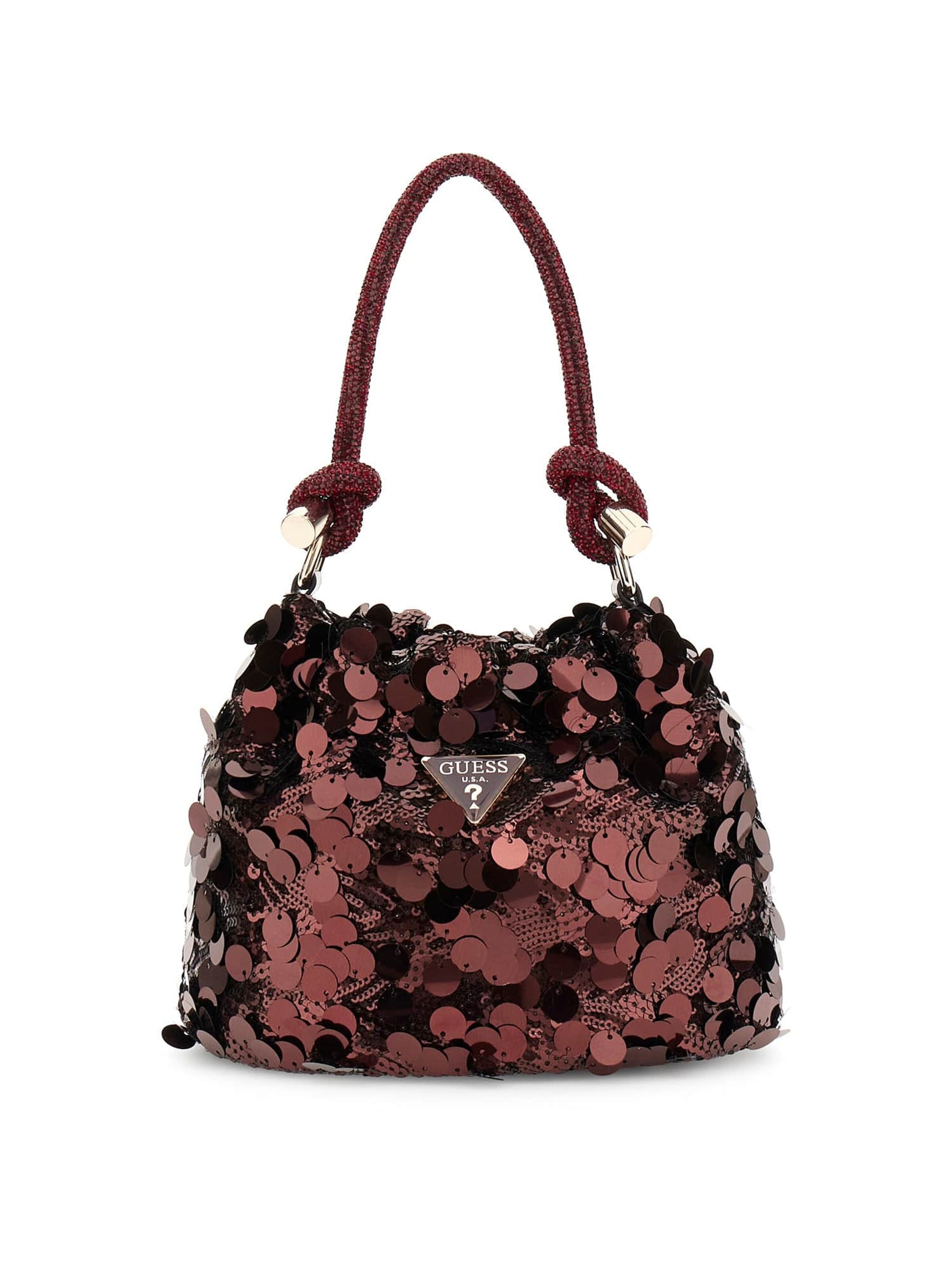 Borsa a mano 'Holiday Shine' di GUESS in rosso: frontale