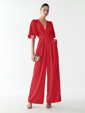 Willa Jumpsuit 'Omaha' i rød