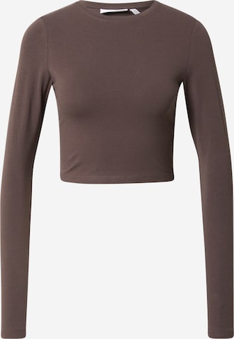 WEEKDAY Shirt in Brown: front