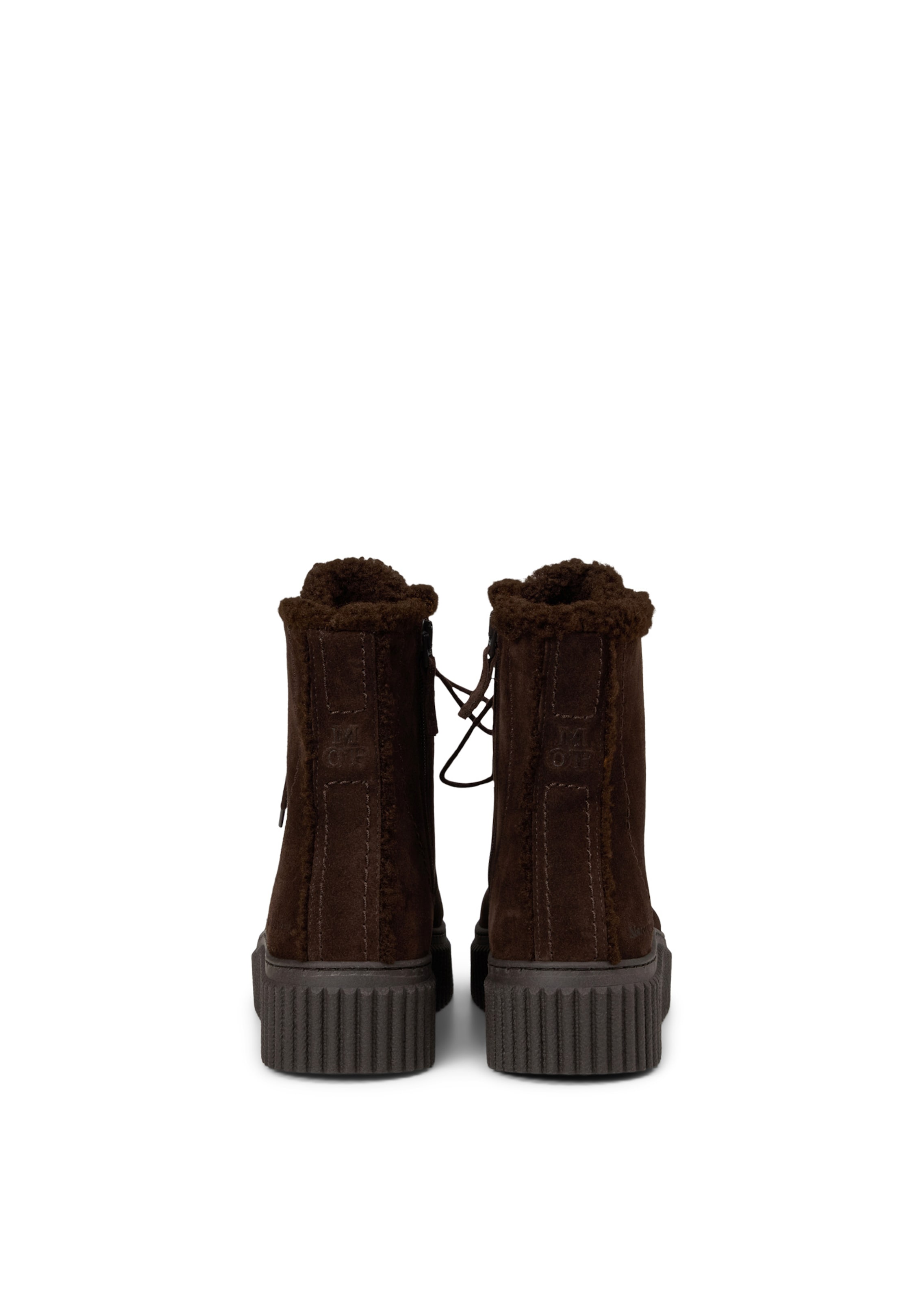 Marc O'Polo Stiefelette in Braun: Rückseite