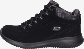 SKECHERS Veterlaarsjes 'Ultra Flex Just Chill' in Zwart