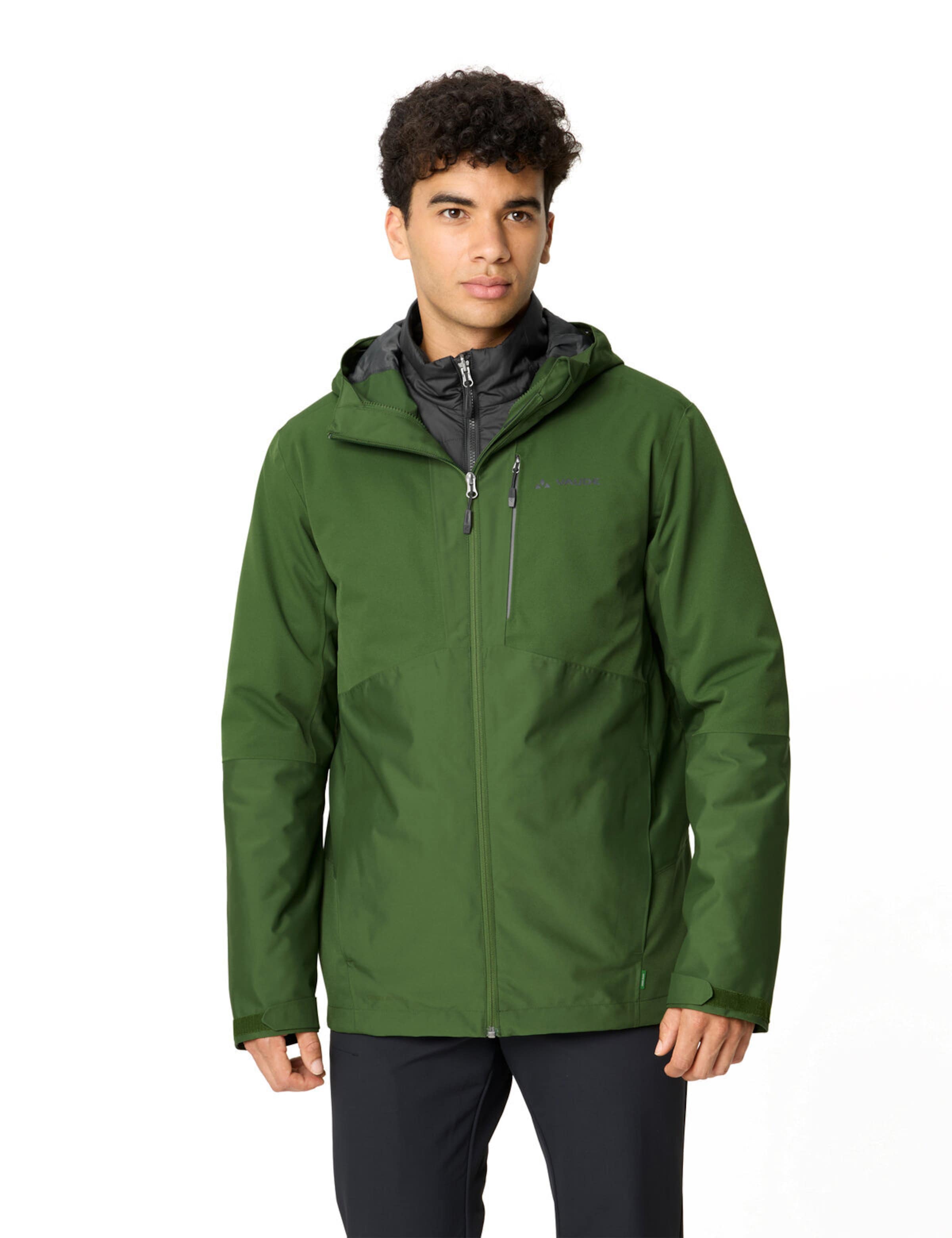 VAUDE Outdoorjacke 'Miskanti II' in Grün: Vorderseite