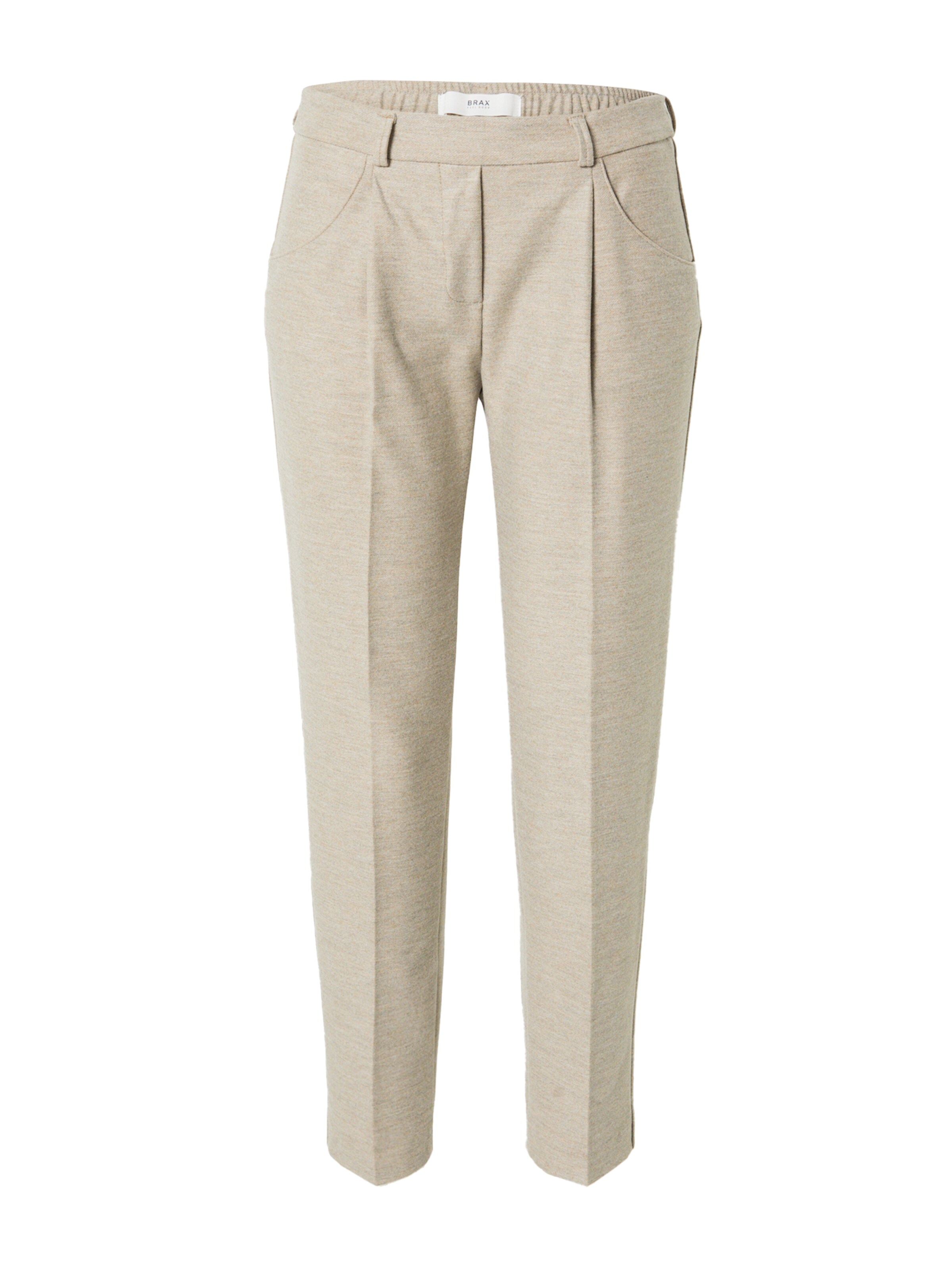 Regular Pantalon à pince 'Maron' BRAX en marron : devant