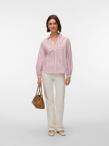VERO MODA Блузка 'VMGINA' в Ярко-розовый