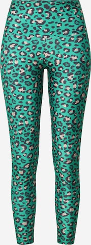 Onzie Workout Pants in Green: front