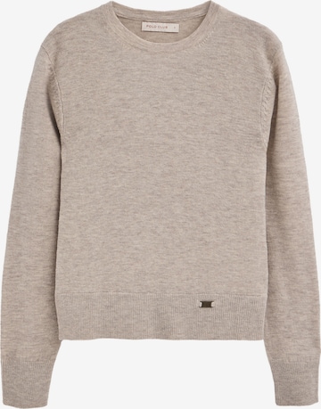 Polo Club Sweater in Beige: front