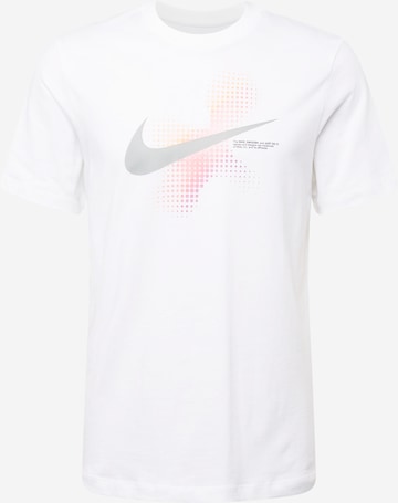 Tricou 'SWOOSH' de la Nike Sportswear pe alb: față