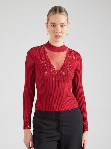 Pull-over 'ALICE' GUESS en rouge : devant