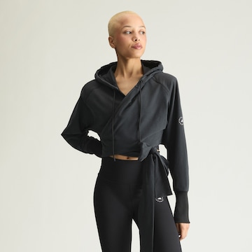 ADIDAS BY STELLA MCCARTNEY Sportief sweatshirt in Zwart: voorkant