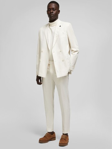 Coupe regular Veste de costume HECHTER PARIS en blanc