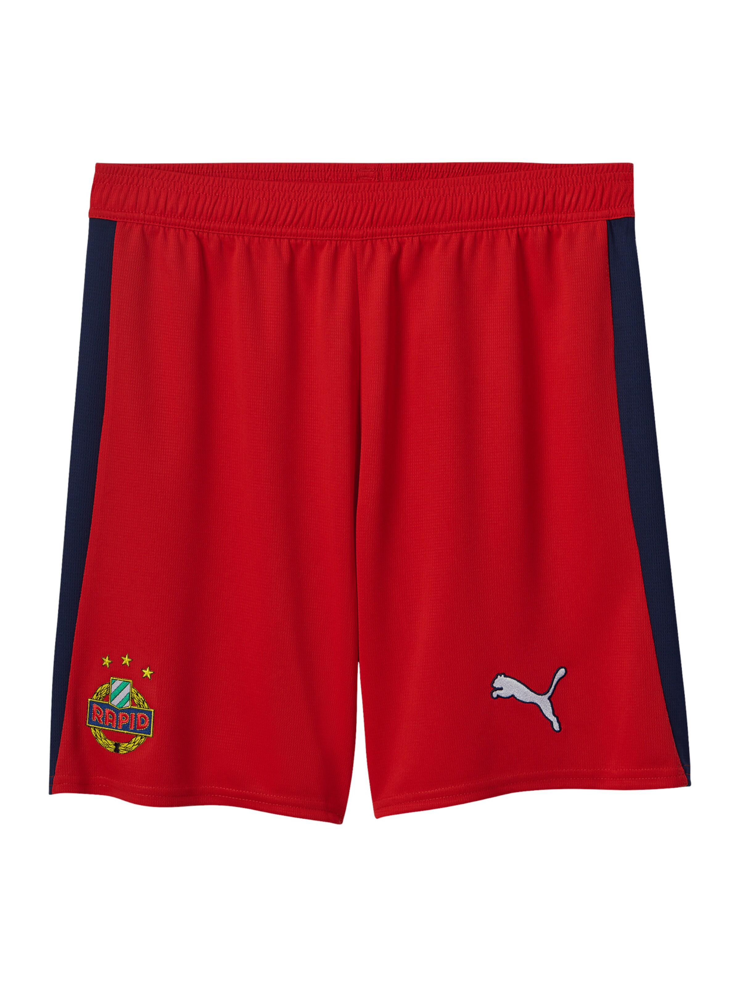 PUMA Regular Sportshorts 'SK Rapid Wien 2025/2026' in Rot: Vorderseite