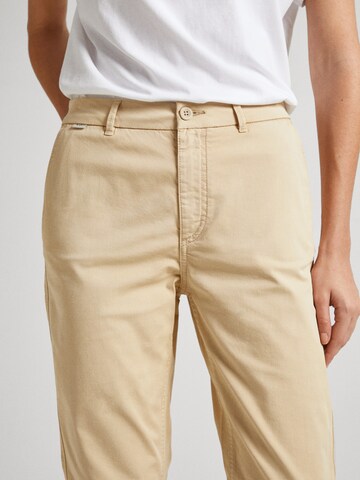 Pepe Jeans Regular Hose ' TRACY ' in Beige